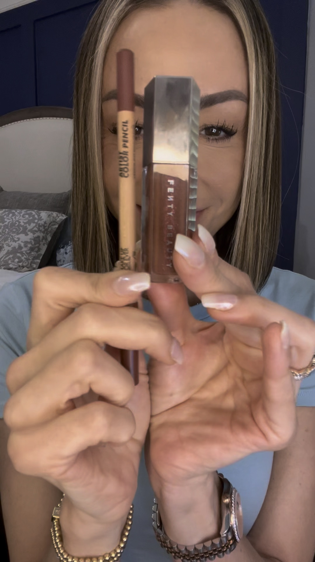 Another dreamy lip combo!
Lip liner- Makeup Forever- Universal Earth
Lip Gloss- Fenty Beauty- Gloss Bomb- Hot Chocolate 

#LTKBeauty