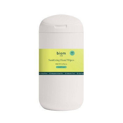 Biom Mini Dispenser with Biodegradable Hand Sanitizing Wipes - Santal Escape - 40ct | Target