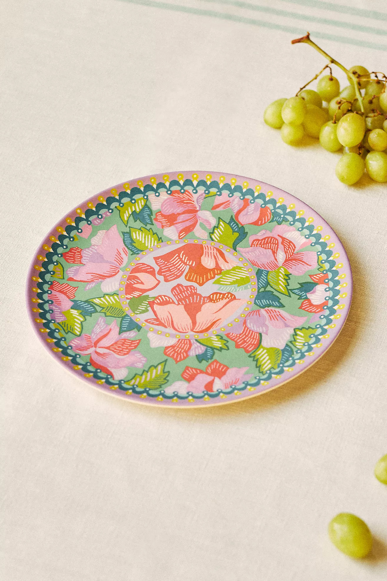 Alexandra Farmer The Flock Melamine Dinner Plate | Anthropologie (US)