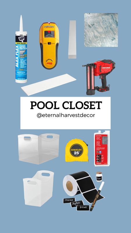 Everything I used for my Pool Closet! 

#LTKHome