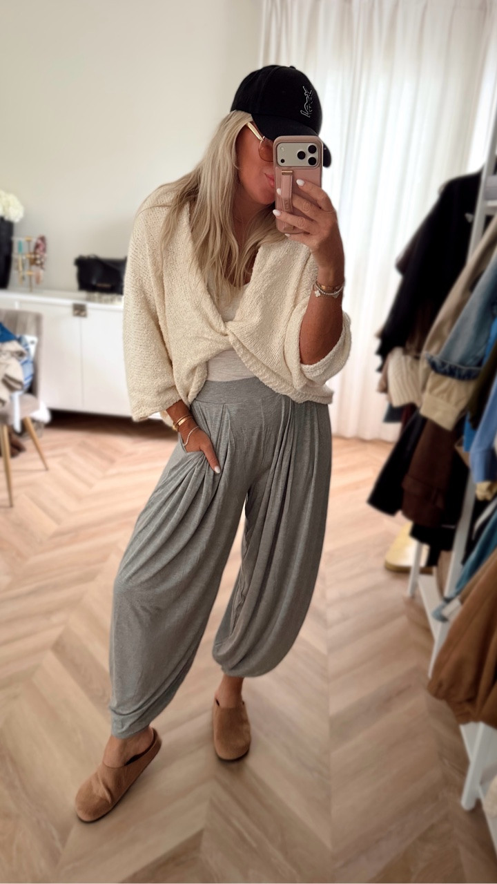 The kind of Amazon outfit I’ll be living in on repeat 🤎 Comfy, effortless + still so put together! These flowy pants paired with the cozy knit, clogs + baseball hat make the easiest casual fall look. Everything is from Amazon!🍂 more colors

#LTKgrwm #LTKTravel #LTKootd