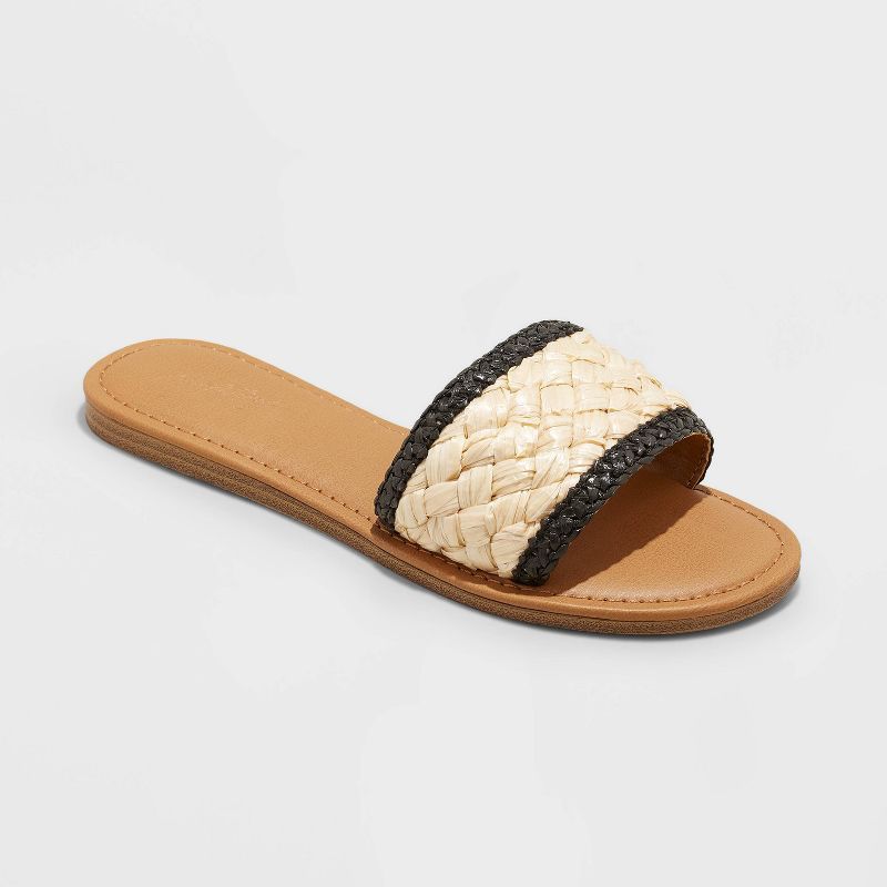 Women's Dez Woven Slide Sandals - Universal Thread™ | Target