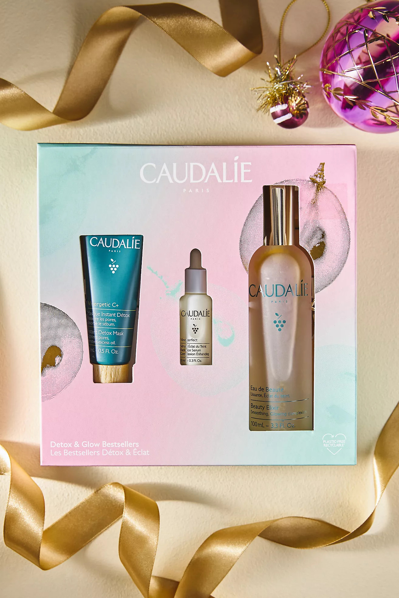 Caudalie Beauty Elixir Detox & Glow Best Sellers Trio | Anthropologie (US)