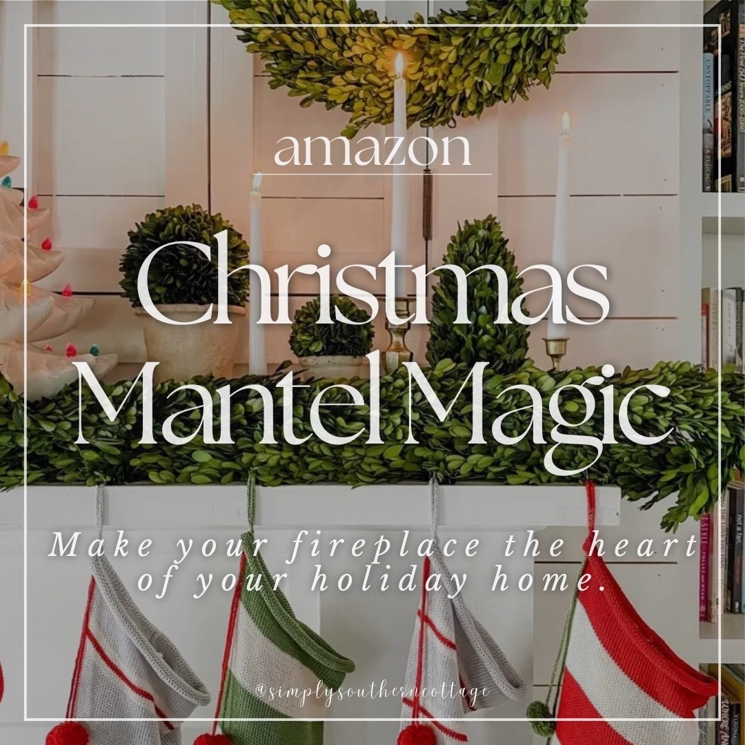 Christmas Mantel Magic - Make your fireplace the heart of your holiday home 

Amazon, Amazon home, Amazon home decor, seasonal home, seasonal home decor, holiday home decor, holiday home decor inspo, Christmas, Christmas decor, Christmas home decor, gift guide, gift ideas, Christmas trees, Christmas wreaths, Christmas garlands



#LTKOver40 #LTKStyleTip #LTKSeasonal