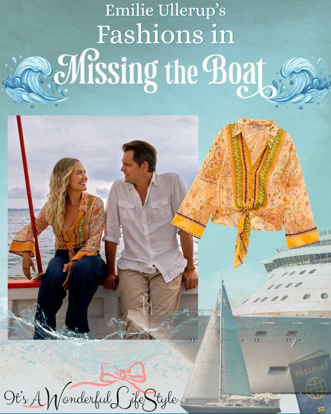 Get Emilie Ullerup’s fun, coastal-chic top from Hallmark’s Missing the Boat ⚓ 

 #LTKSeasonal #LTKSaleAlert #LTKTravel