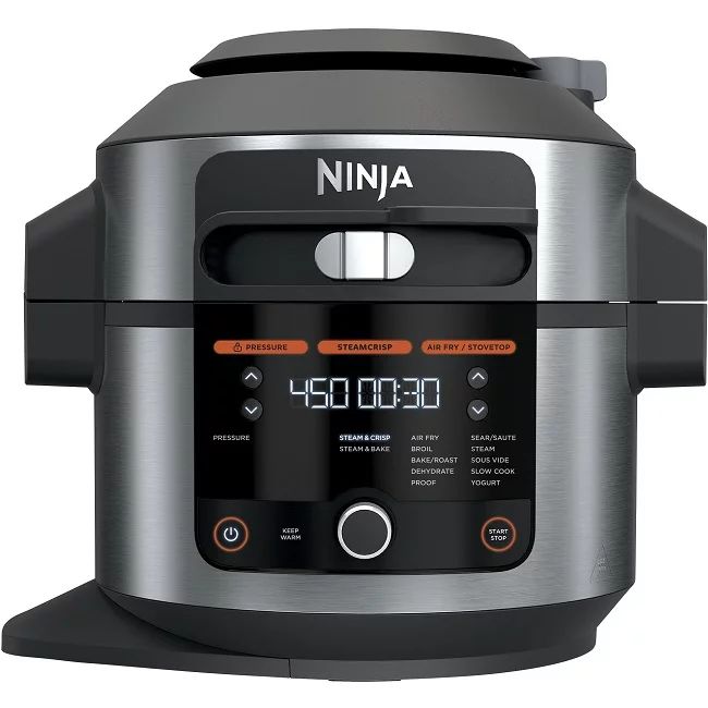 Ninja OL501 Foodi 14-in-1 Pressure Cooker Steam Fryer with SmartLid - Silver/Black - Walmart.com | Walmart (US)