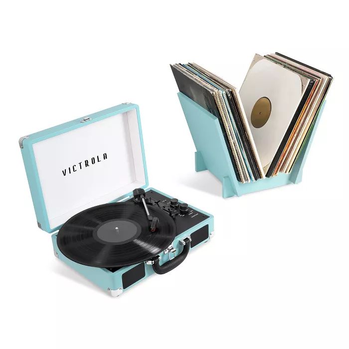 Victrola Journey+ Bluetooth Suitcase Record Player with Matching Record Stand | Target