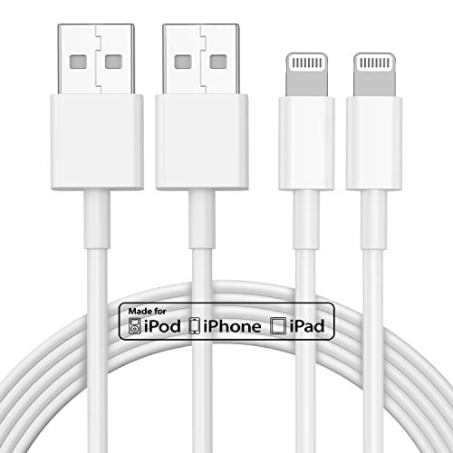 2pack 10ft iPhone Charger, [Apple MFi Certified] Long iPhone Charger Cord 10 ft, Apple Lightning to USB Cable, 10 Foot Fast Charging Cords for iPhone Charger 14/13/12/11/13 Pro/13 Max/X/XS/XR/XS | Amazon (US)