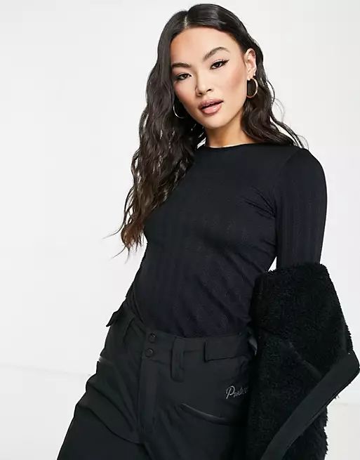 ASOS 4505 ski base layer long sleeve top in cable knit | ASOS (Global)