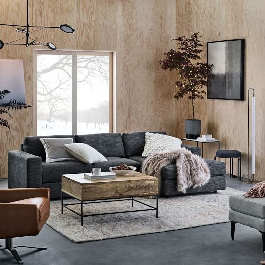 Urban 2-Piece Chaise Sectional | West Elm (US)