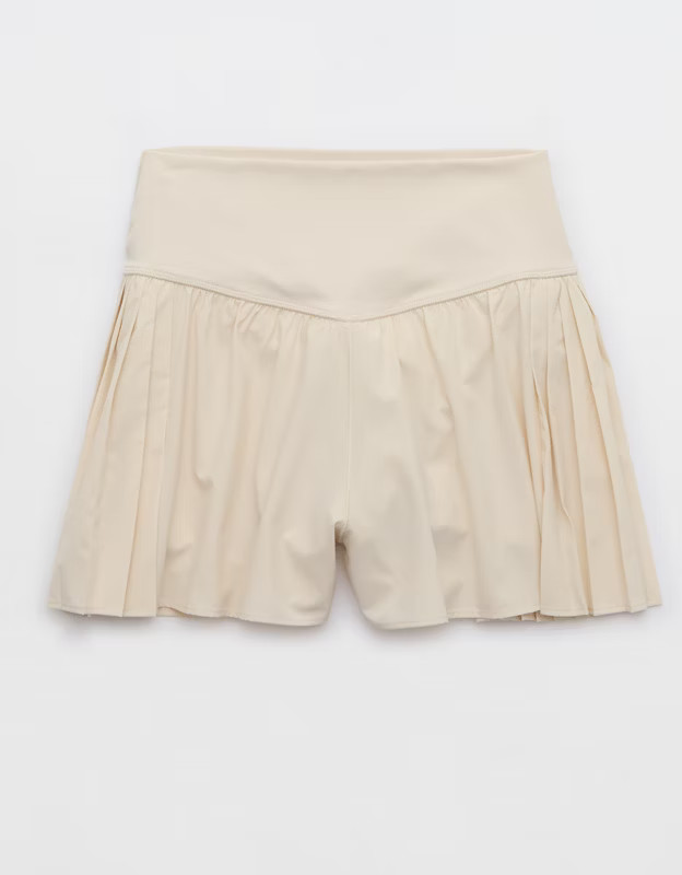 OFFLINE By Aerie Real Me Pleated Flowy Short | Aerie