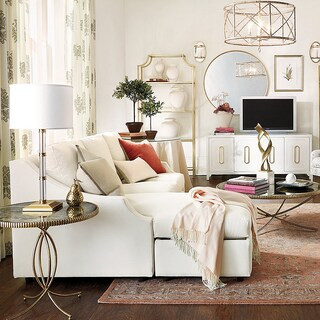 Loren Antique Gold Coffee Table | Ballard Designs, Inc.