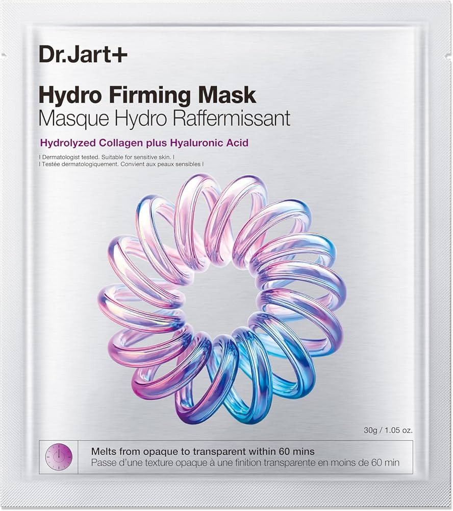 Dr.Jart+ Hydro Firming Korean Face Mask with Collagen and Hyaluronic Acid| Korean Skin Care | Amazon (US)
