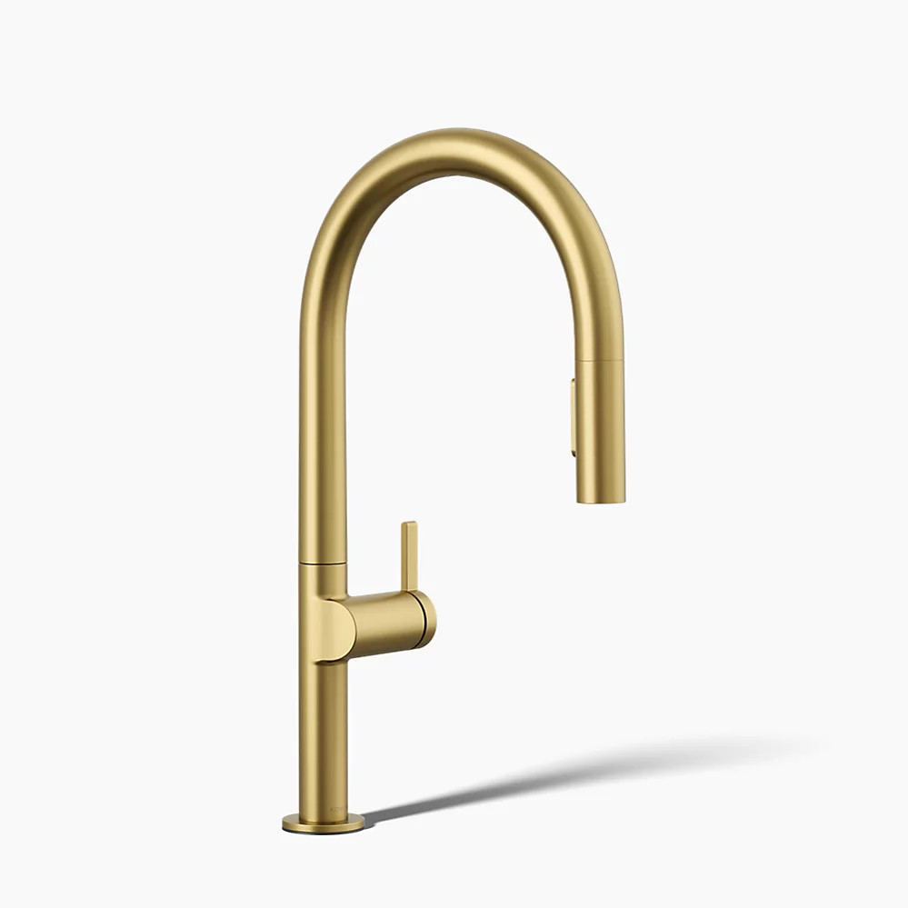 Components® Touchless pull-down kitchen sink faucet with two-function sprayheadK-28270-RT2-2MB | Kohler