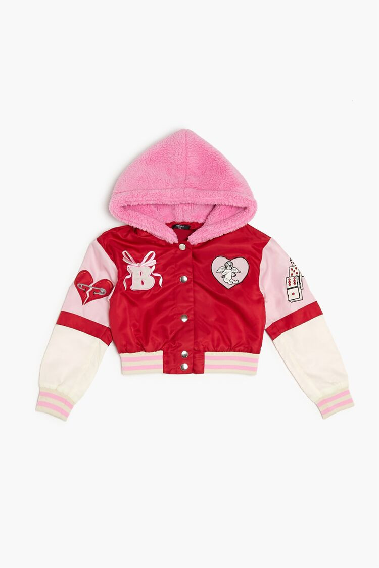 Girls Hooded Bunny Jacket (Kids) | Forever 21