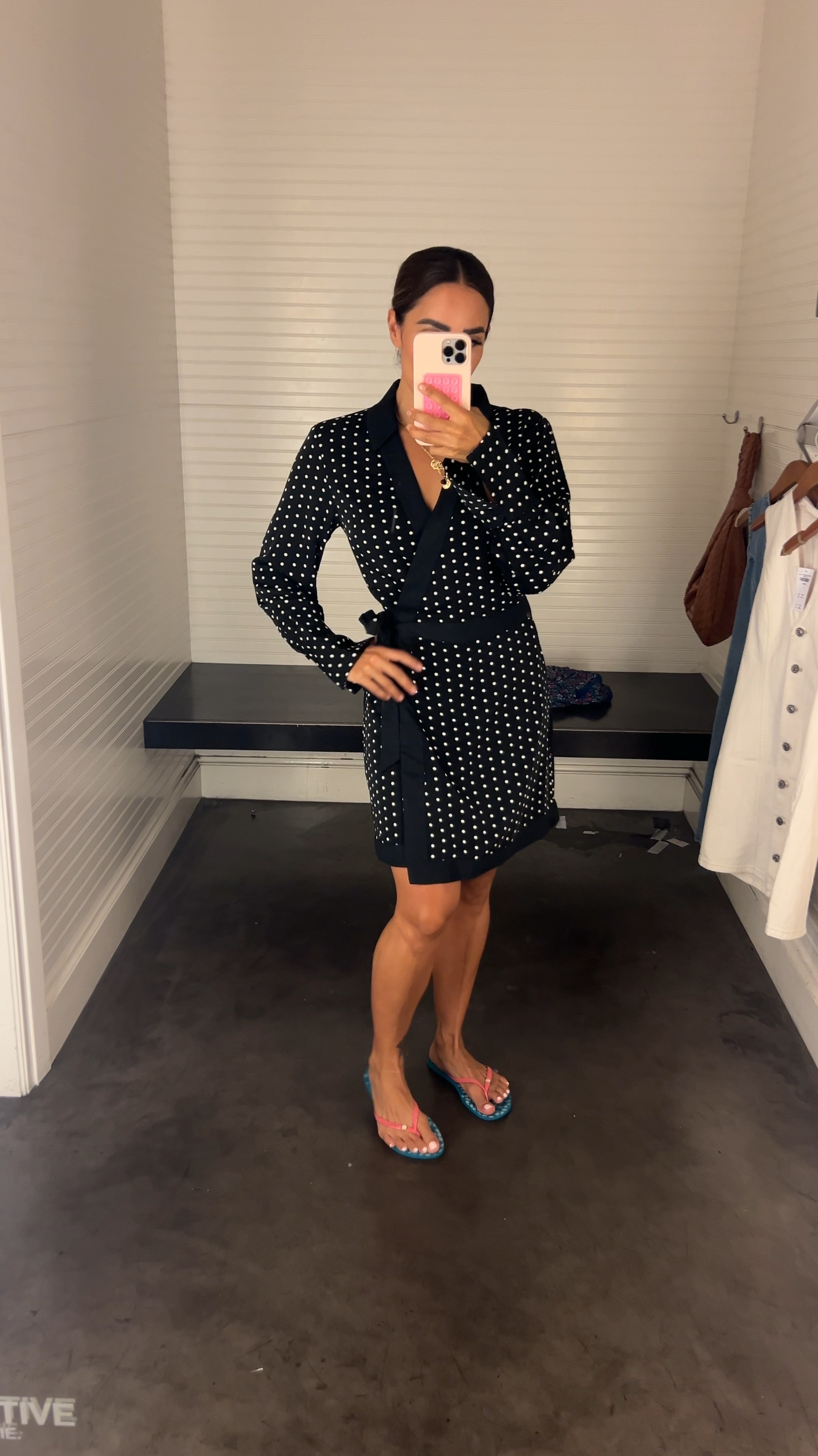 I’m wearing a size Small (regular). I am 5’0” and 115 lbs. 34B.

#LTKVideo #LTKOver40 #LTKStyleTip