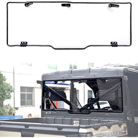 SAUTVS Rear Windshield for Ranger XP 1000, Lightly Fullsize Hard Rear Window for Polaris Ranger X... | Amazon (US)