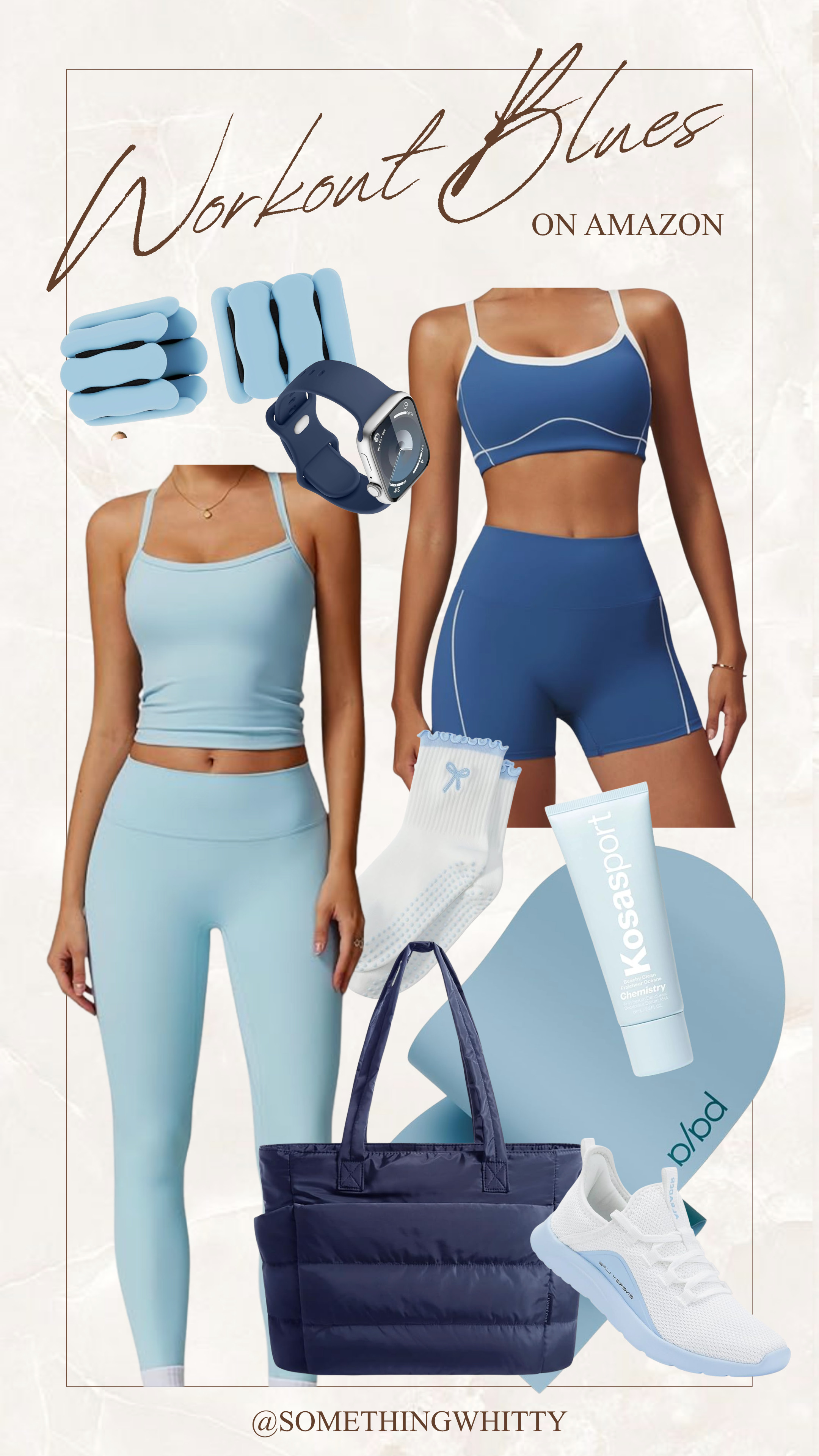 Essential blue workout gear to elevate your fitness routine! 💙 🩵 

 #LTKootd #LTKActive #LTKU