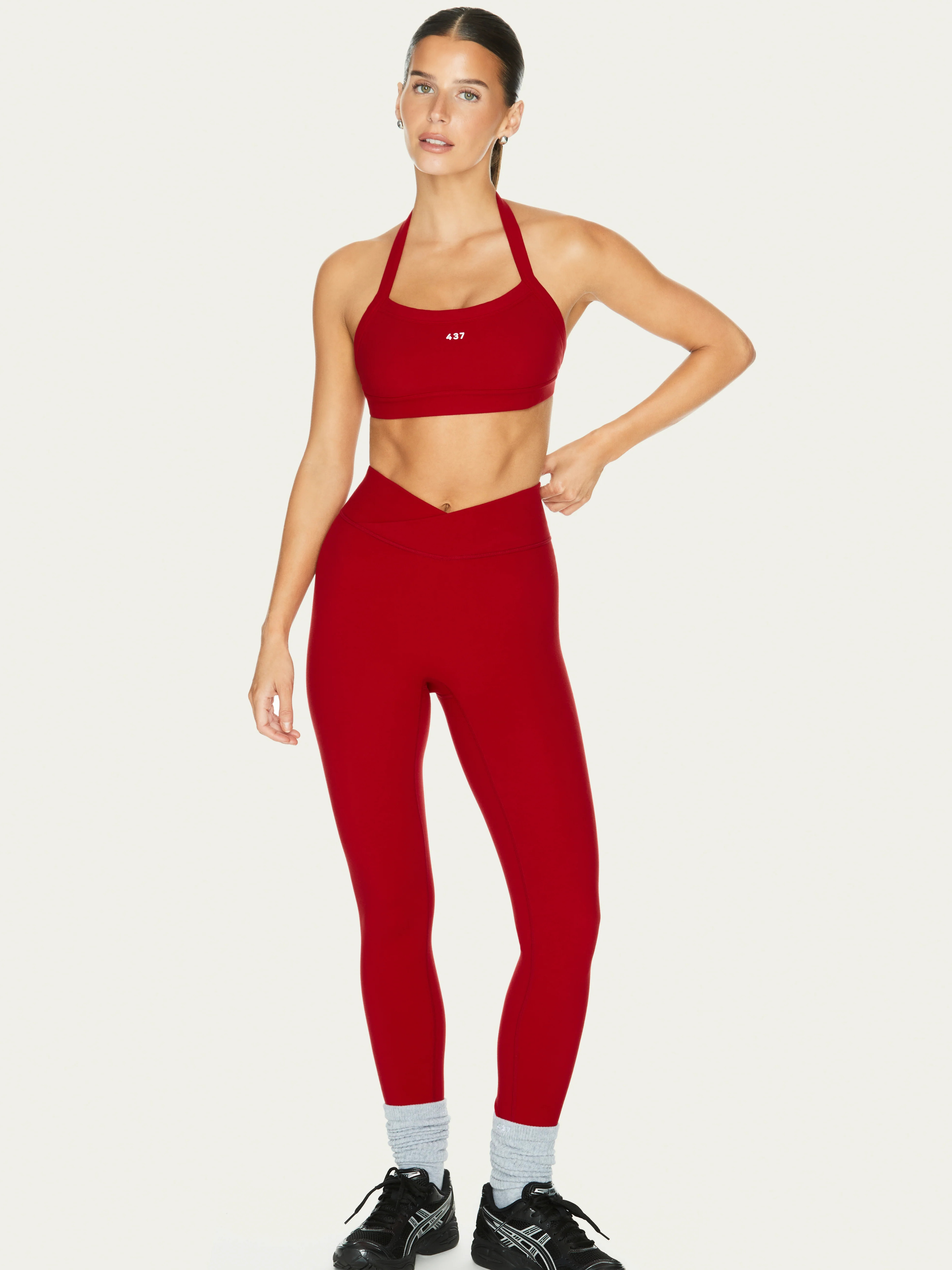 The V Legging Scarlet | 437