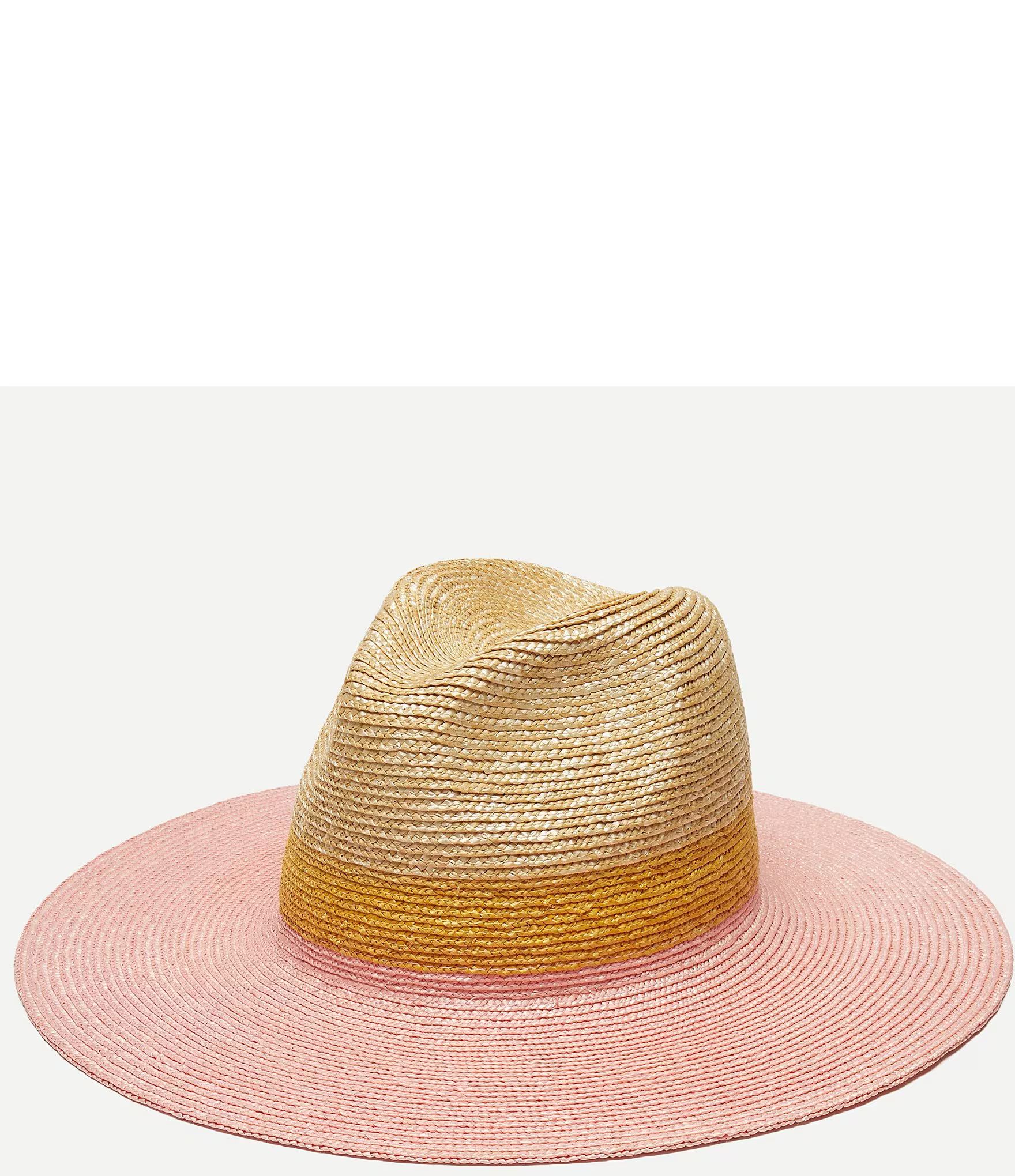 Bondi Color Block Wheat Straw Panama Hat | Dillard's