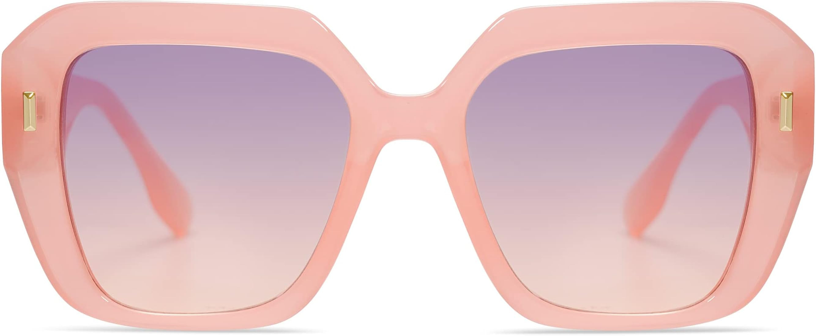 SOJOS Trendy Oversized Square Sunglasses for Women Large Big Shades UV400 Protection Lens Womens ... | Amazon (US)