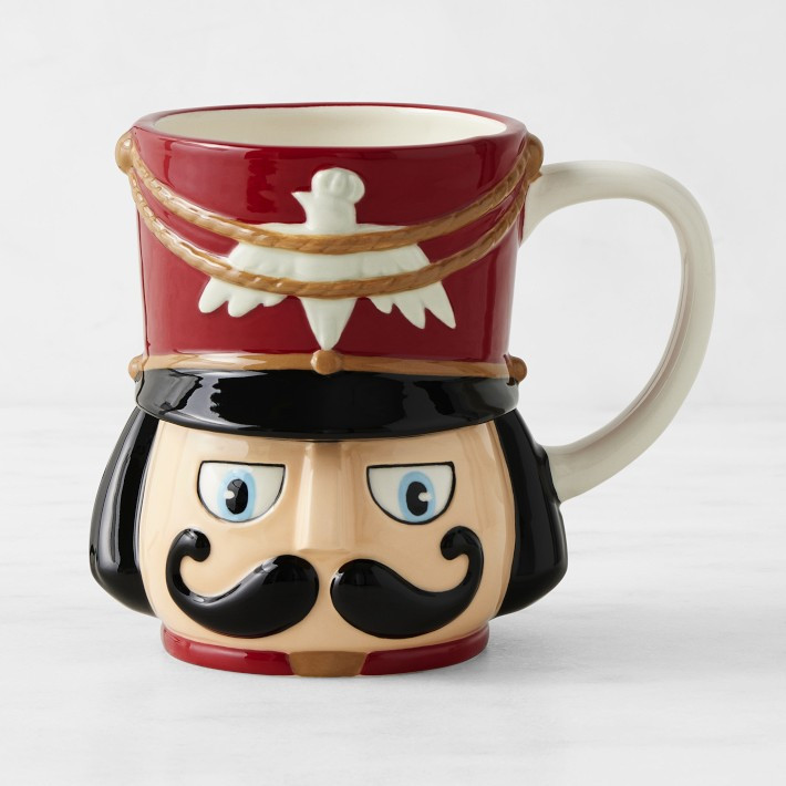 'Twas the Night Before Christmas Nutcracker Figural Mug | Williams-Sonoma