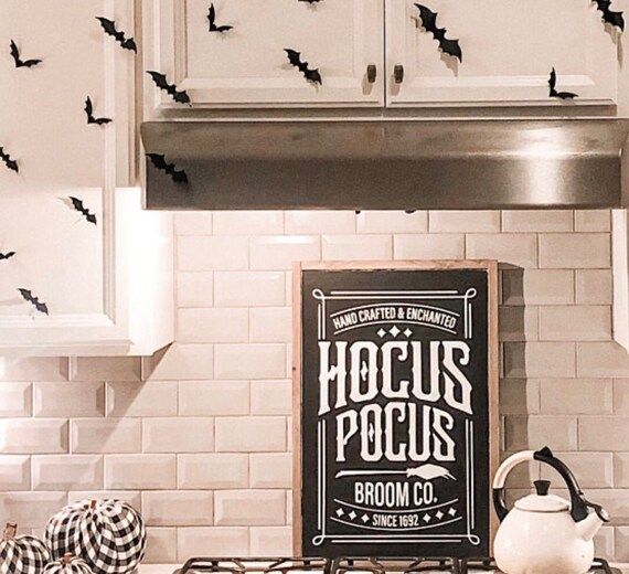Hocus Pocus Sign | Halloween sign | Hocus Pocus Broom Co. | FAST SHIPPING | Farmhouse Halloween |... | Etsy (US)