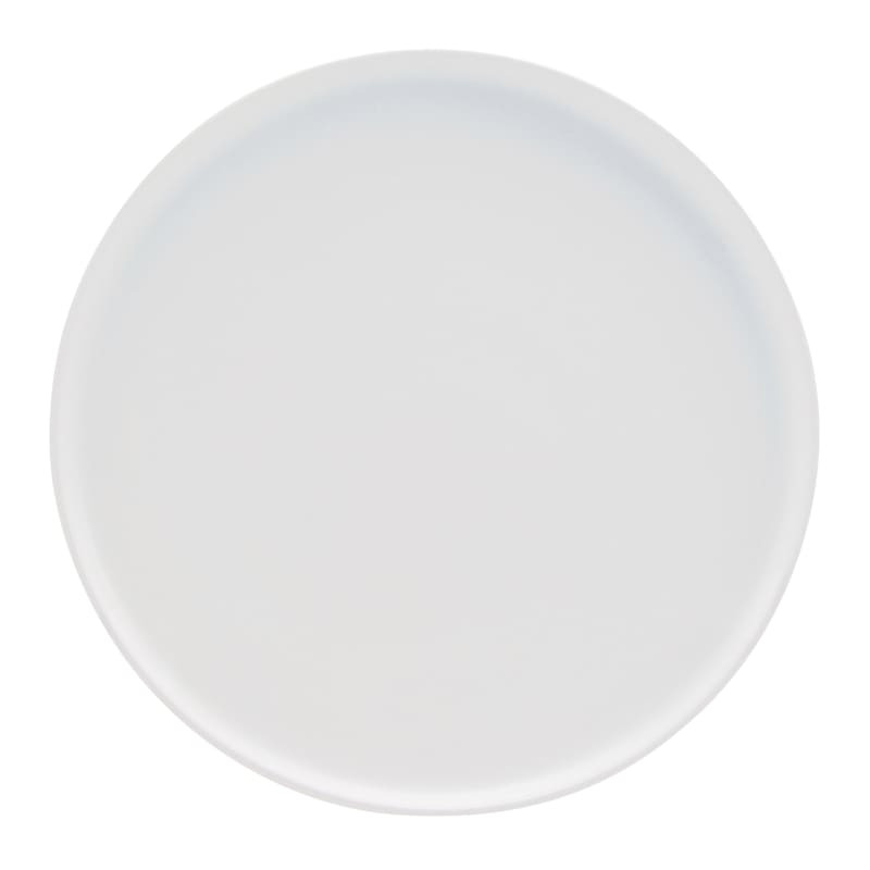 White Stoneware Salad Plate | At Home