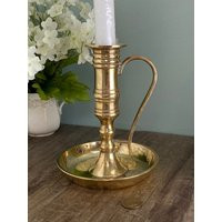 Vintage Brass Candle Holder, Home Decor Accent | Etsy (US)