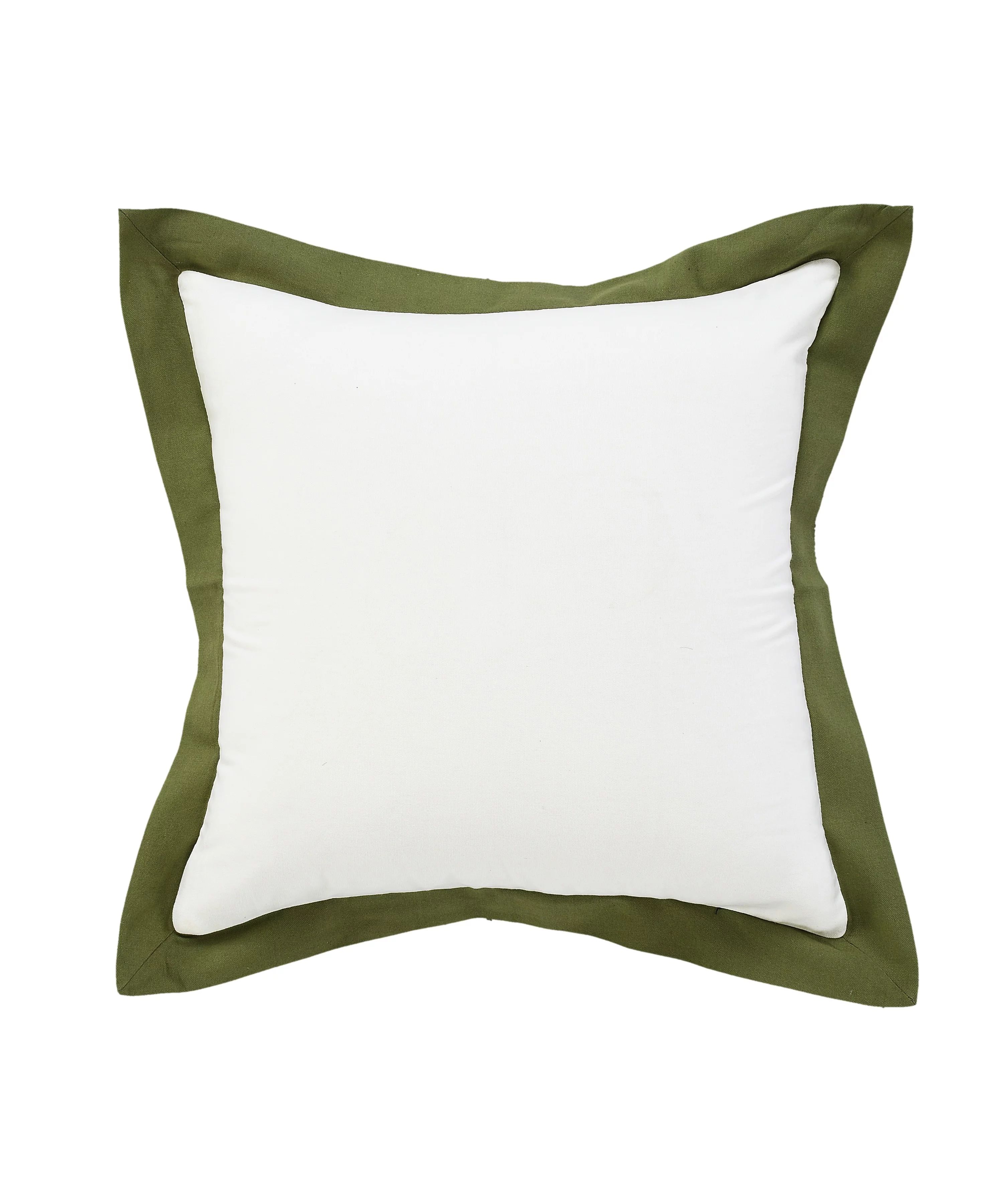 Ox BayOx Bay Flora Empire Bordered Throw Pillow, White / Green, 20" x 20"USD$47.27Price when purc... | Walmart (US)
