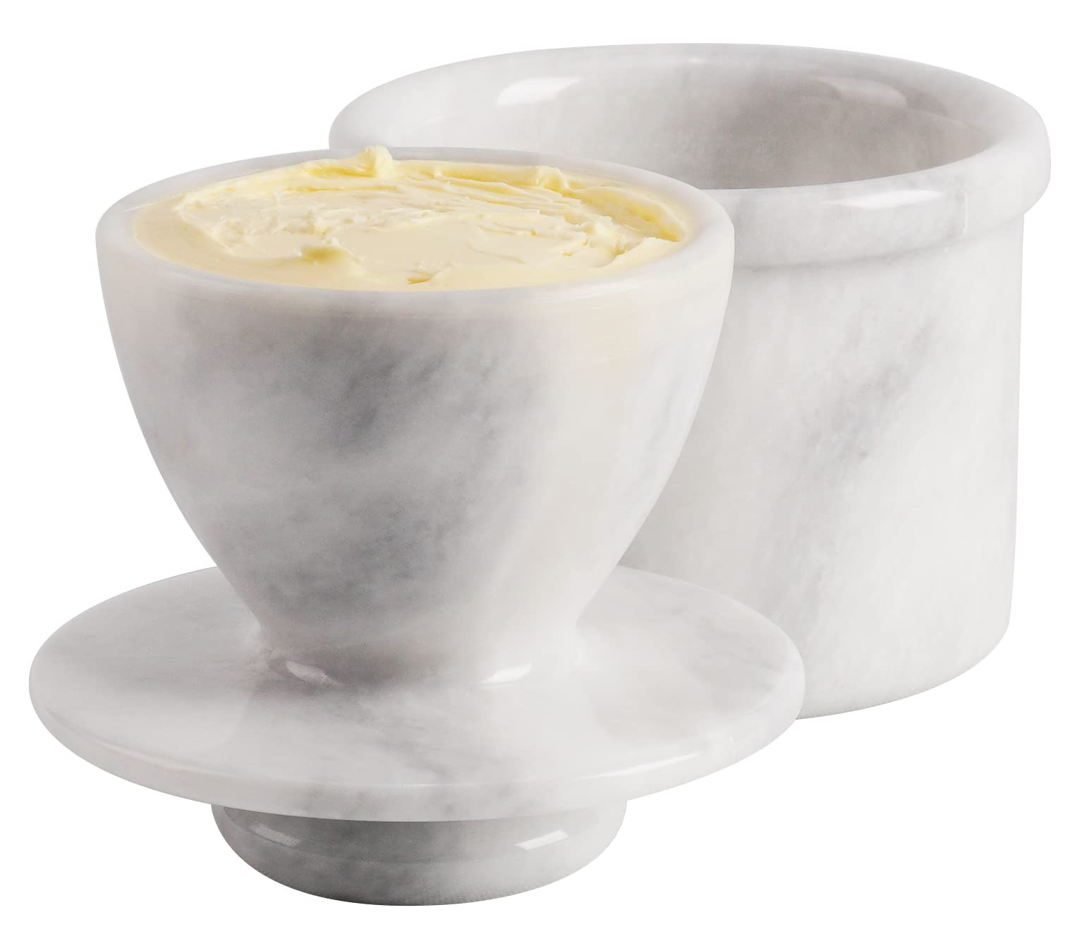 Radicaln Marble Butter Keeper 4.25'' Inches White Handmade French Butter Holder For Kitchen Count... | Amazon (US)