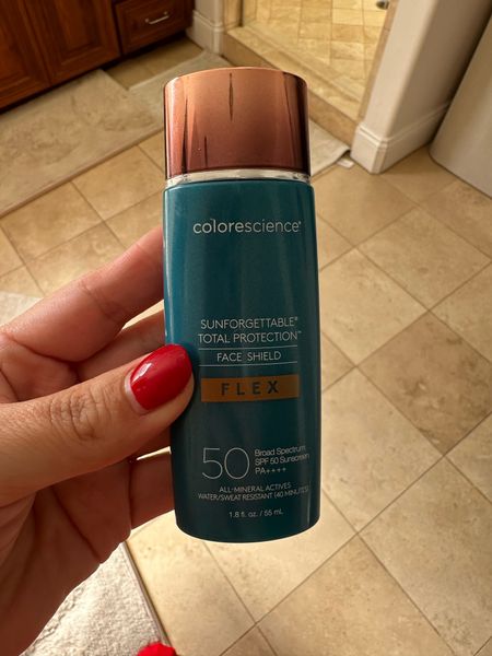 tinted sunscreen that matches to your skin tone. i get medium 

#LTKbeauty