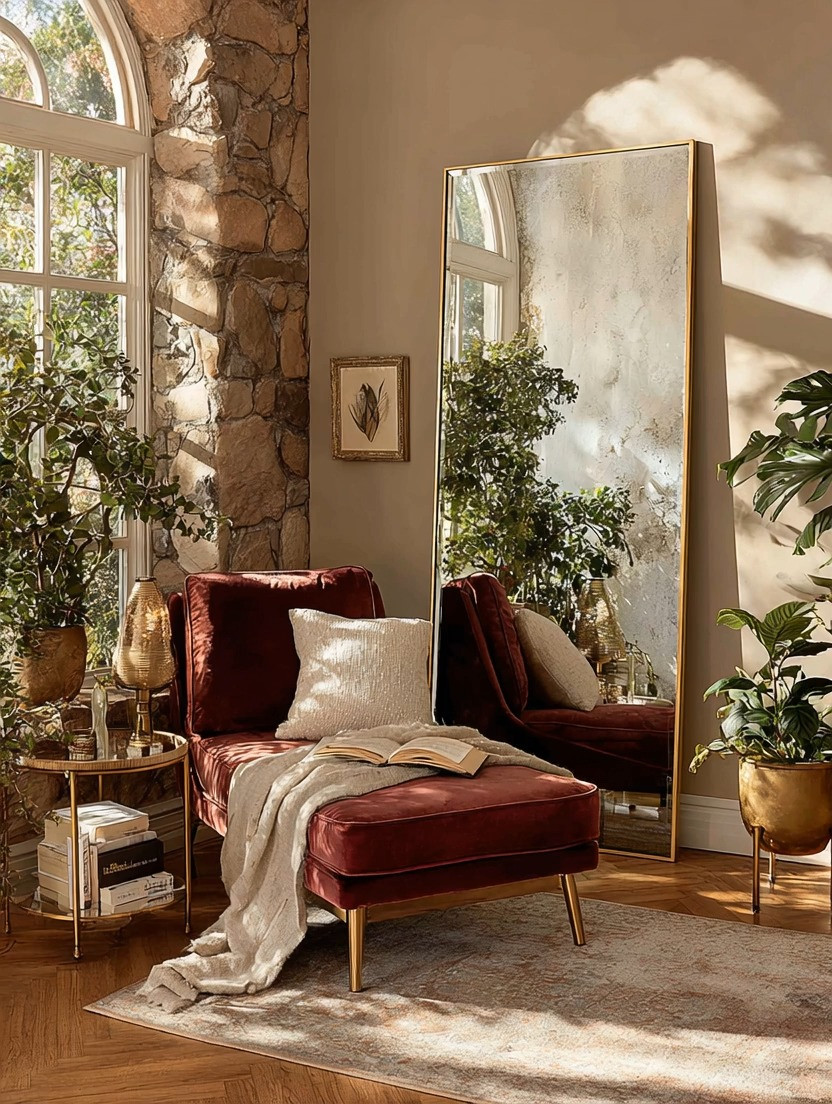 The thought-processing corner. The reading corner. The peace corner.
Every home deserves one sanctuary where your mind slows down and your creativity speeds up. And the formula is simpler than you think: one glamorous lounge chair, a statement mirror that doubles the natural light, a touch of greenery, and a beautiful little side table for your book, your tea, or your dreams.

Create this hotel-luxe meets Victorian-castle moment right at home — but with a modern twist. Because luxury isn’t about size… it’s about intention.


#CozyCorner #ReadingNookGoals #HomeSanctuary
#ModernVictorian #MirrorMagic #ElegantAndDriven 

 #LTKHome