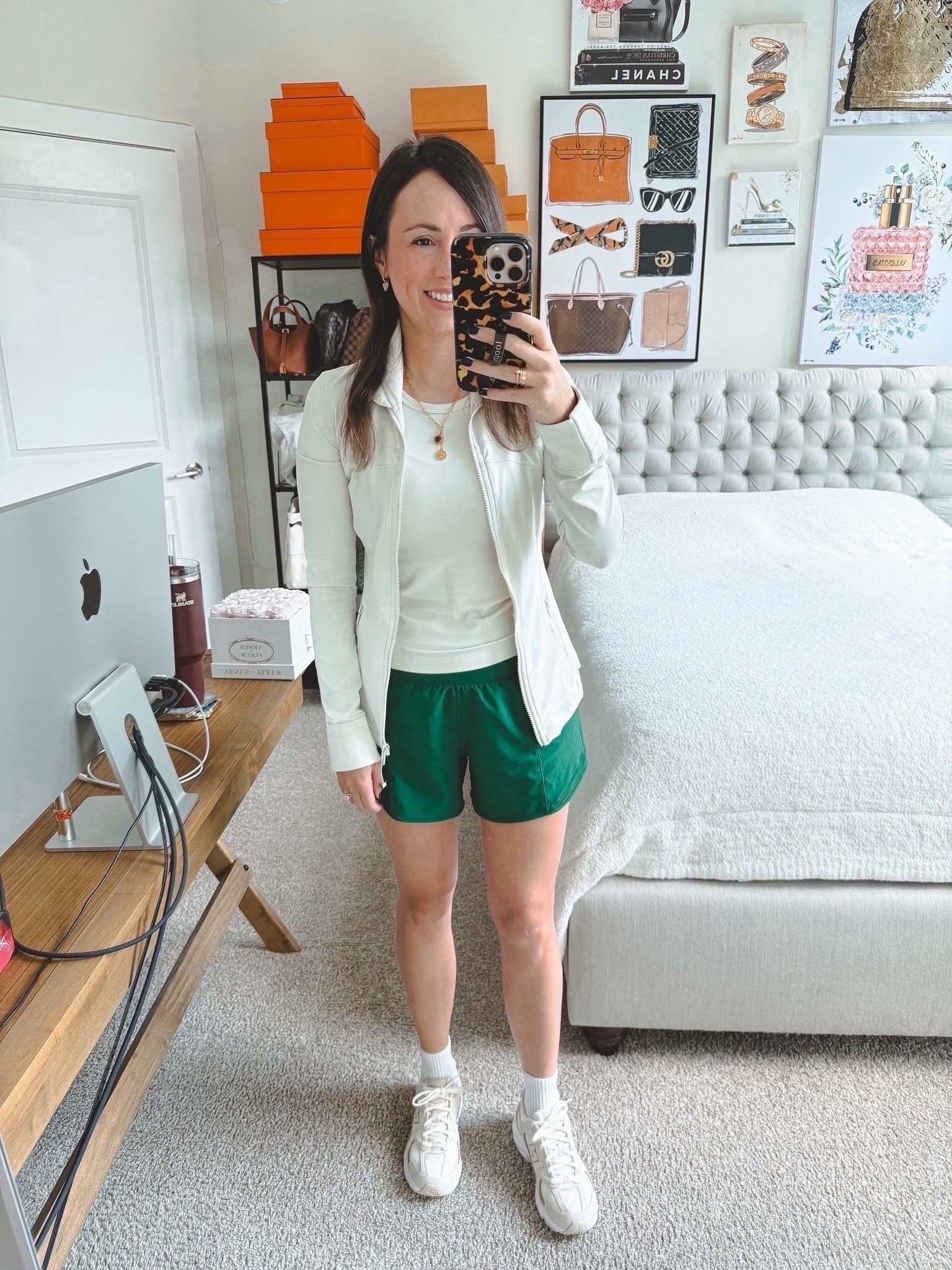 Lululemon Bone tank and define jacket with Everglade green shorts



#LTKootd #LTKSeasonal #LTKFindsUnder100