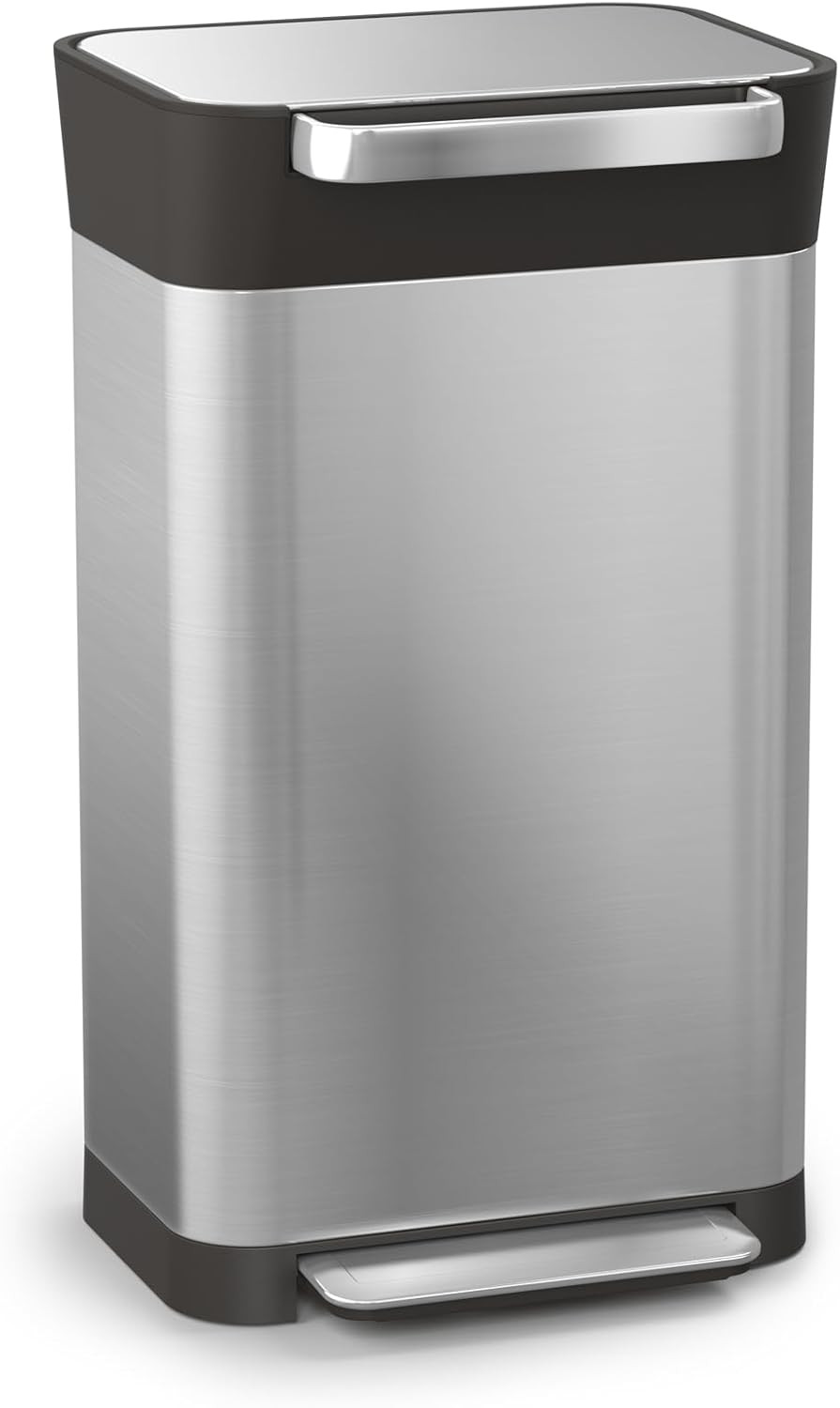 Joseph Joseph Intelligent Waste Titan Trash Can Compactor with Odor Filter, Compacts up to 3x tra... | Amazon (US)