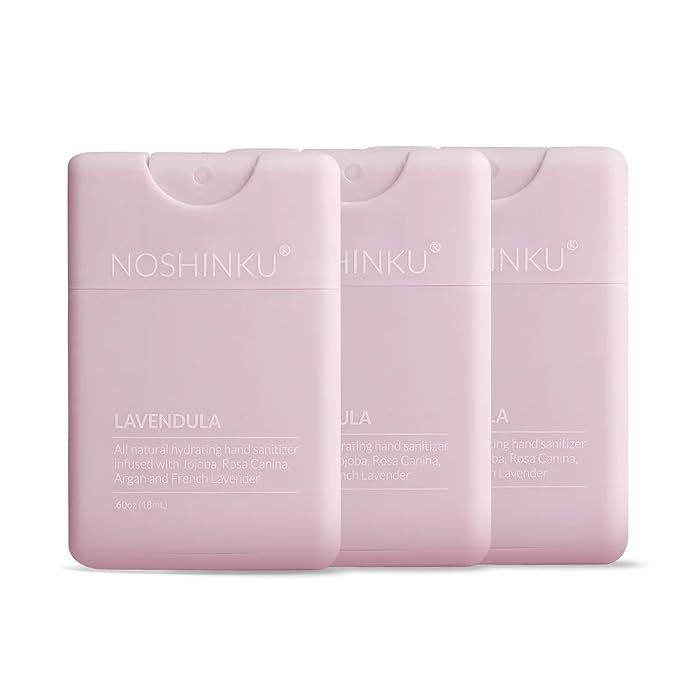 Noshinku Pocket Hand Sanitizer | Bundle (Lavender Refillable (3-Pack) | Amazon (US)