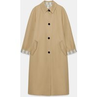 Zara - Zw Collection Reversible Long Trench Coat - Light Camel - M - Woman | Zara UK