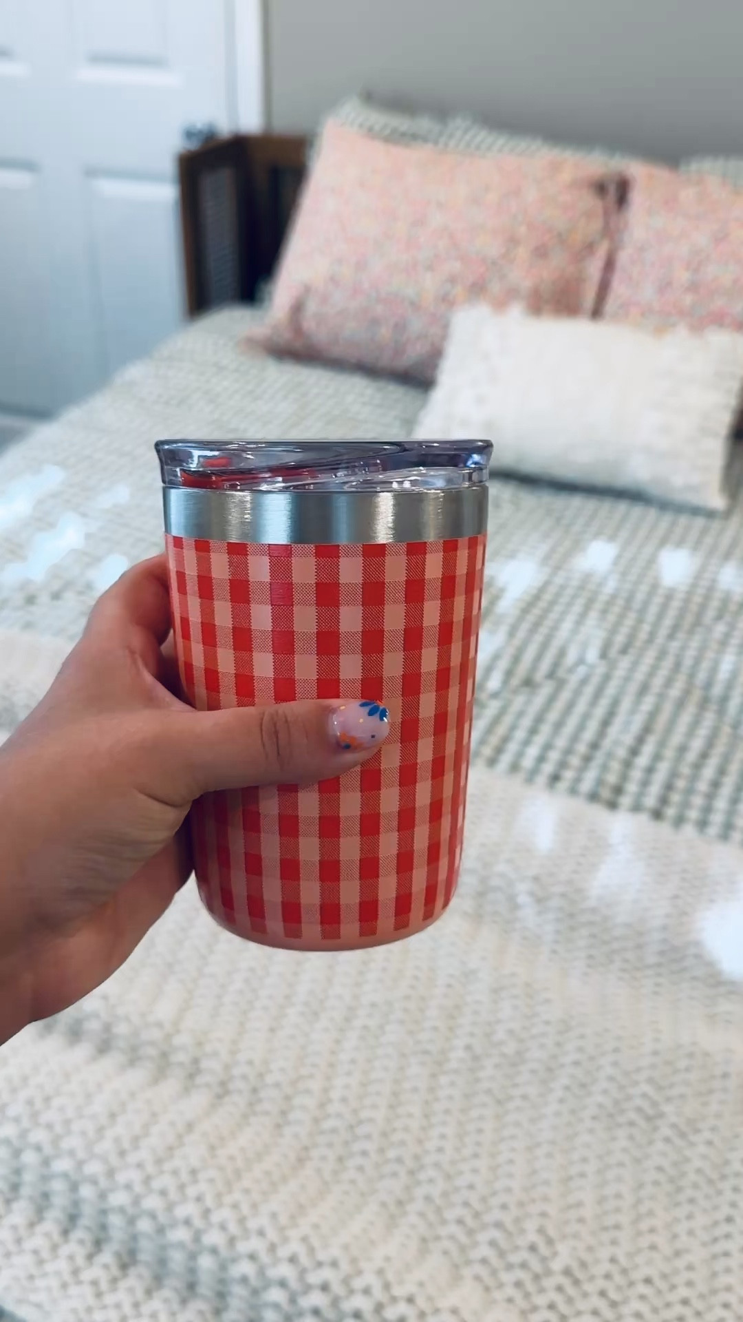 These little 13 oz. insulated travel mugs from Target are darling & less than $10! So cute! 

 