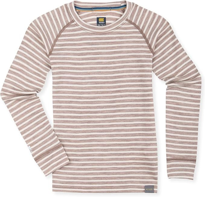 MERIWOOL Kids Unisex Long Sleeve Shirt Thermal Lightweight Merino Wool Base Layer | Amazon (US)
