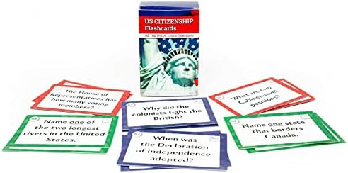 US Citizenship Flash Cards 2022 and 2023: USCIS Naturalization Test Flashcards Study Guide with a... | Amazon (US)