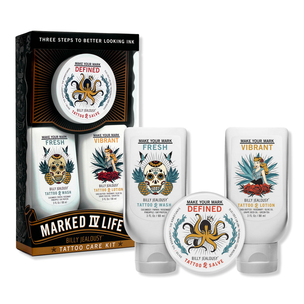 Billy Jealousy Marked IV Life Tattoo Care Kit | Ulta