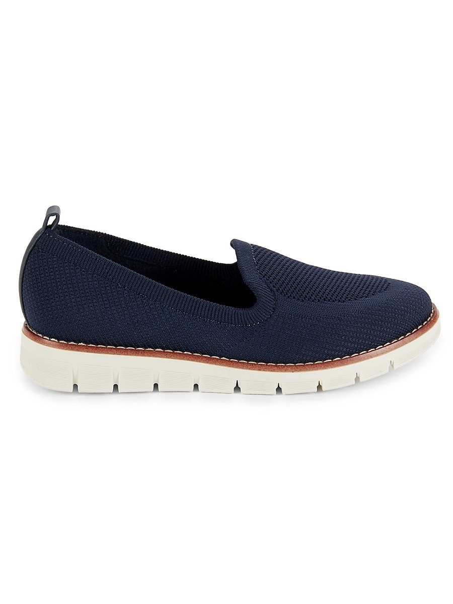 Easy Spirit Women's Vanessa Textured Slip On Sneakers - Dark Blue - Size 5 | Saks Fifth Avenue OFF 5TH