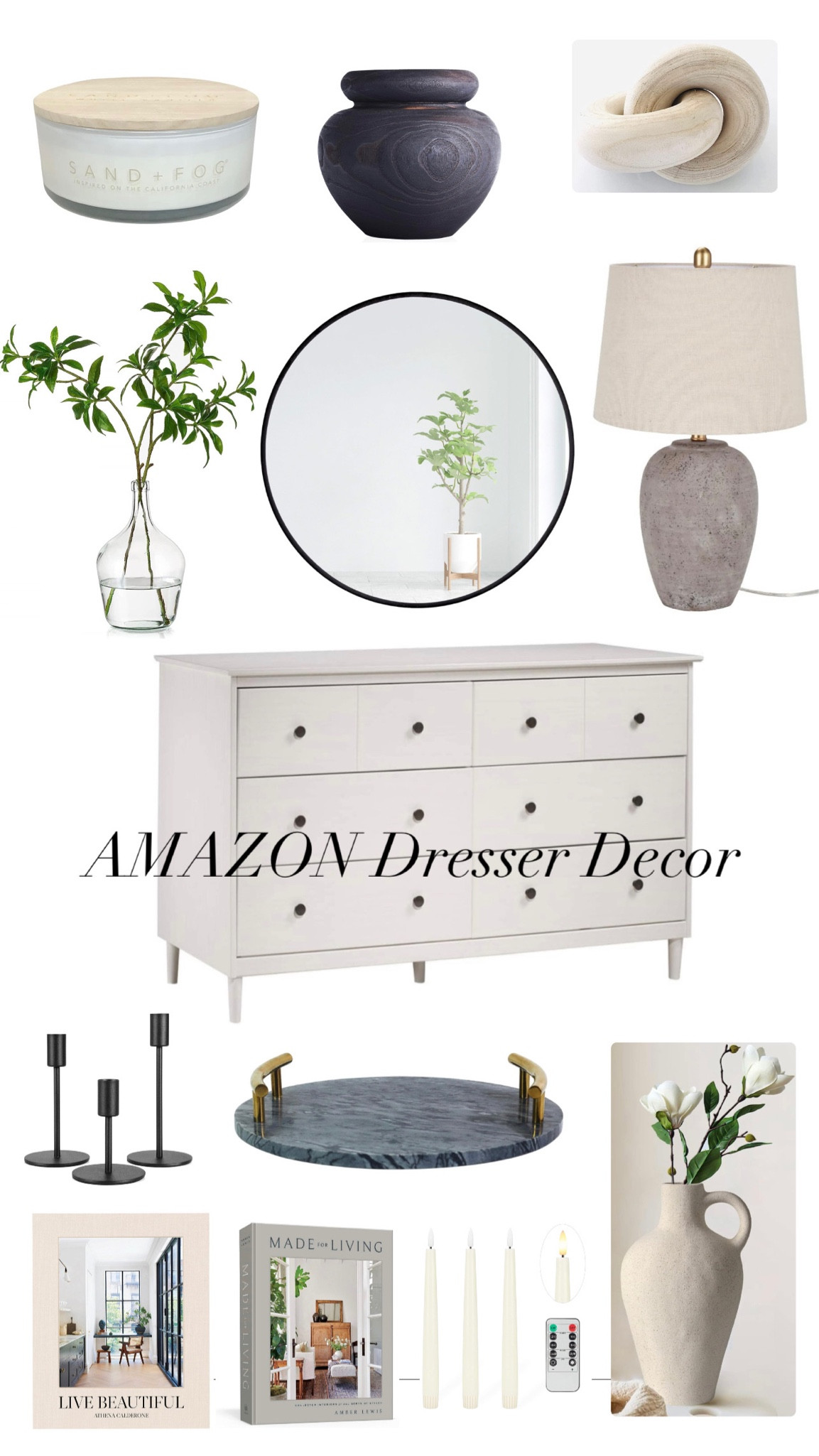 Amazon Modern Neutral Dresser Decor for Bedrooms!! 🤩

#LTKstyletip #LTKhome #LTKFind