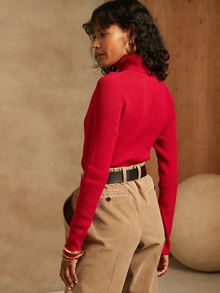 Ribbed Turtleneck Sweater | Banana Republic (US)