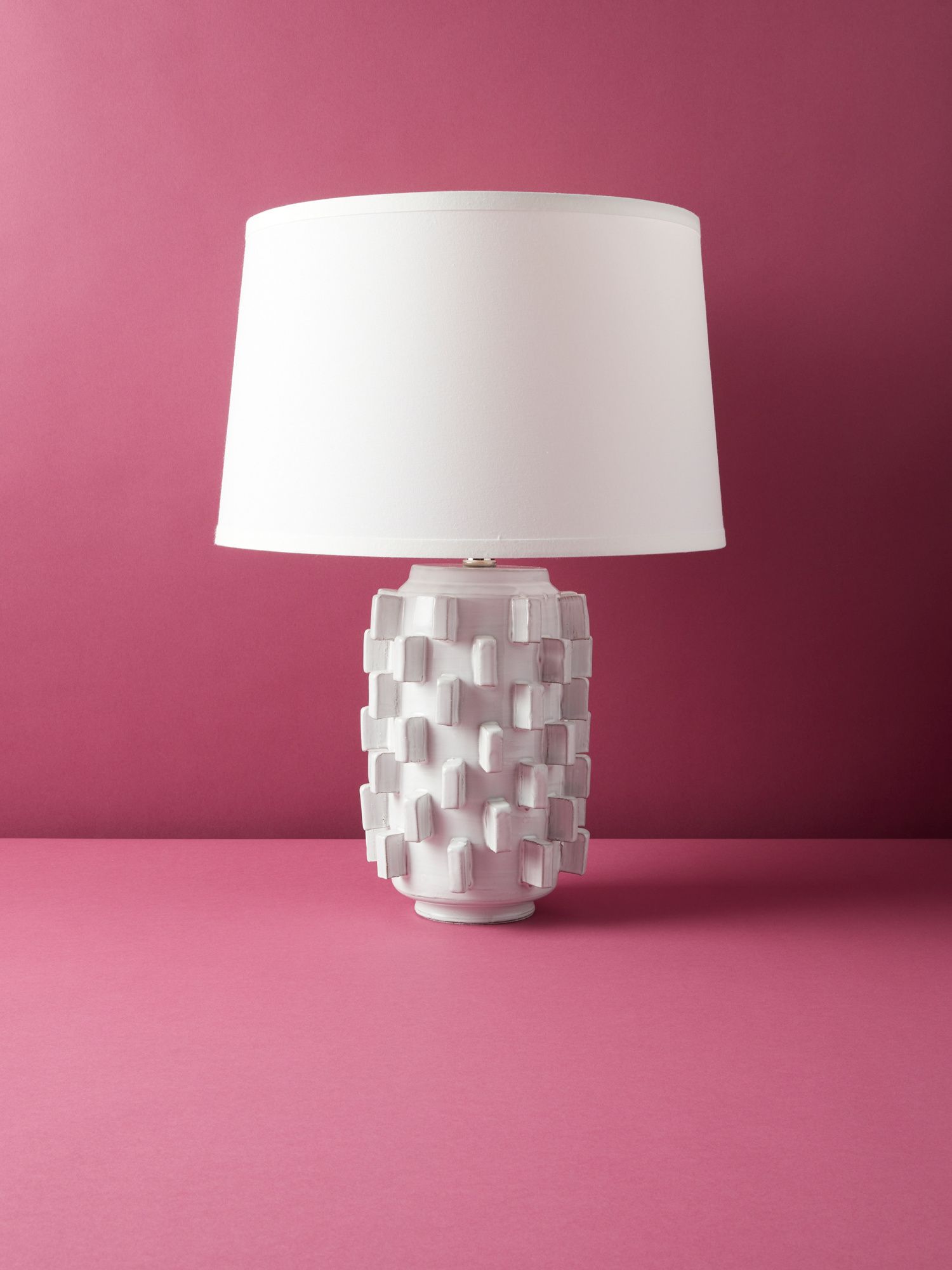 23in Ceramic Block Textured Table Lamp | HomeGoods