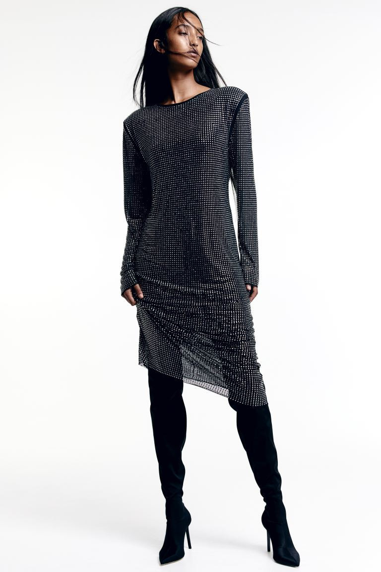 Rhinestone-embellished Dress | H&M (US + CA)