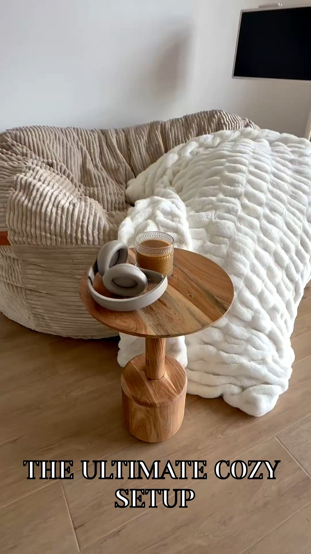 This Big Joe bean bag + Comfrt blanket combo is next-level comfy. The boys pile on and nobody wants to get up.

My most bougie purchase I’m obsessed with though is the LG StanbyME 2 TV. I loved it so much I bought two — one for my bedroom and one for my studio.

✔️ 27” touchscreen smart TV
✔️ Wireless with built-in battery
✔️ Screen detaches from the stand so you can move it anywhere
✔️ Swivels & rotates
✔️ Connects to all your streaming apps
🤍My favorite part is hooking my beats up to it- 

Also these BUCKLE BLACK matching sets are INSANELY COMFY!!!- you gotta try!!! 
I have the blue and tan one linked! 

Perfect if you don’t want to mount a TV on the wall. Everything’s linked in my LTK!! 

#LTKHome #LTKdayinmylife #LTKmomlife