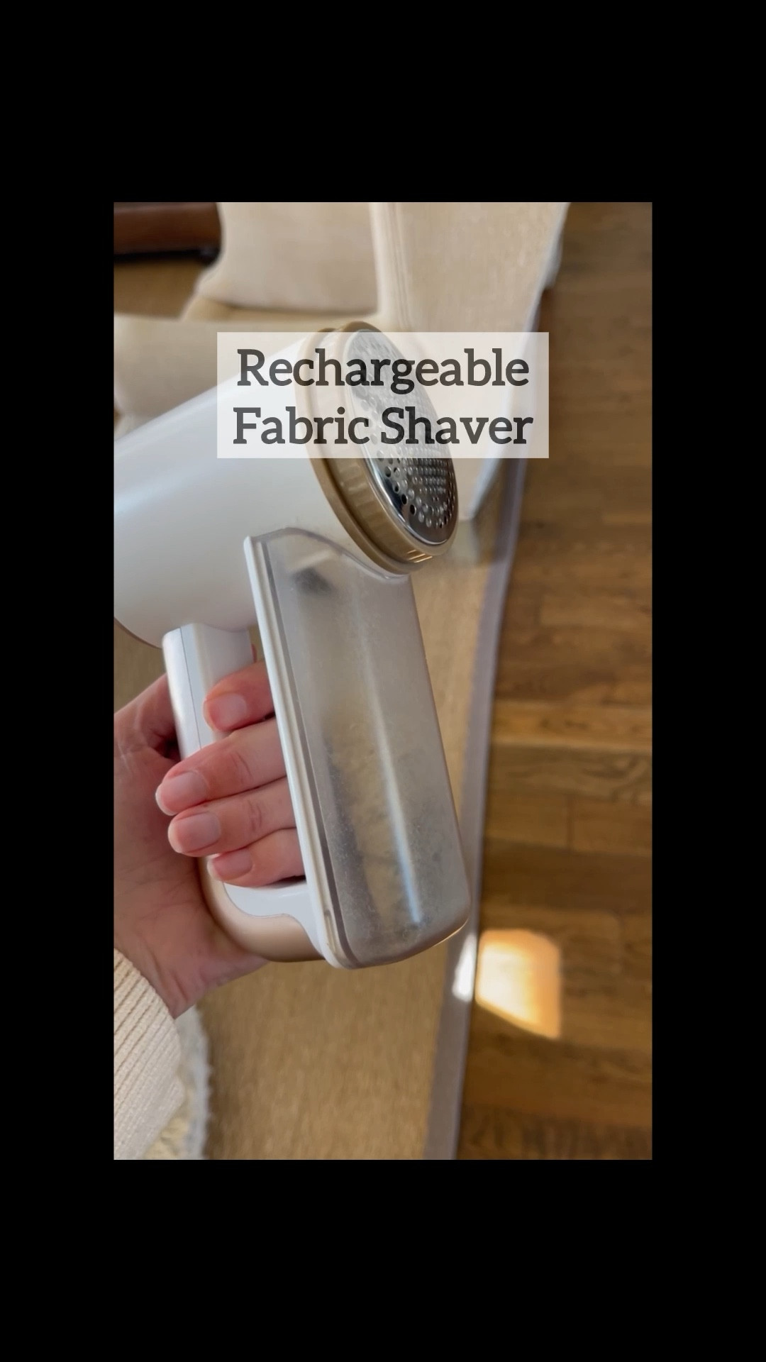 Rechargeable fabric shaver. I use this on furniture and clothes. And sometimes rugs. 

#LTKmomlife #LTKHome