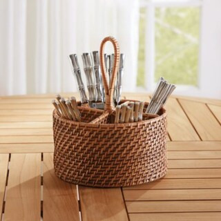 Piper Woven Utensil Caddy | Ballard Designs, Inc.