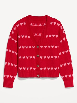 SoSoft Valentine Print Cardigan Sweater | Old Navy | Old Navy (US)